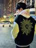 幻司光明之眼vibe刺绣美式棒球服春秋夹克男女同款情侣高街棉衣外套潮 光明之眼棒球服【高版本】 常规 S 80-105斤 实拍图