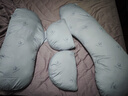 BabyWatch孕妇枕头护腰侧睡枕托腹睡觉侧卧枕怀孕期抱枕夹腿神器 【尊享好睡眠-丝滑贡缎】baby灰 实拍图