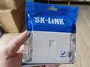 SK-LINK 六类千兆网络面板带模块套装 Cat6非屏蔽免打信息模块网口插座 RJ45单口86型电脑网线面板套装 实拍图