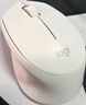 罗技（Logitech）M330 静音鼠标 无线鼠标 办公鼠标 右手鼠标 带无线微型接收器 白色 实拍图