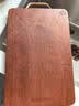 美厨（MAXCOOK）乌檀木砧板 加厚天然整木菜板 实木案板 方形36*24*2.5cm MCPJ790 实拍图