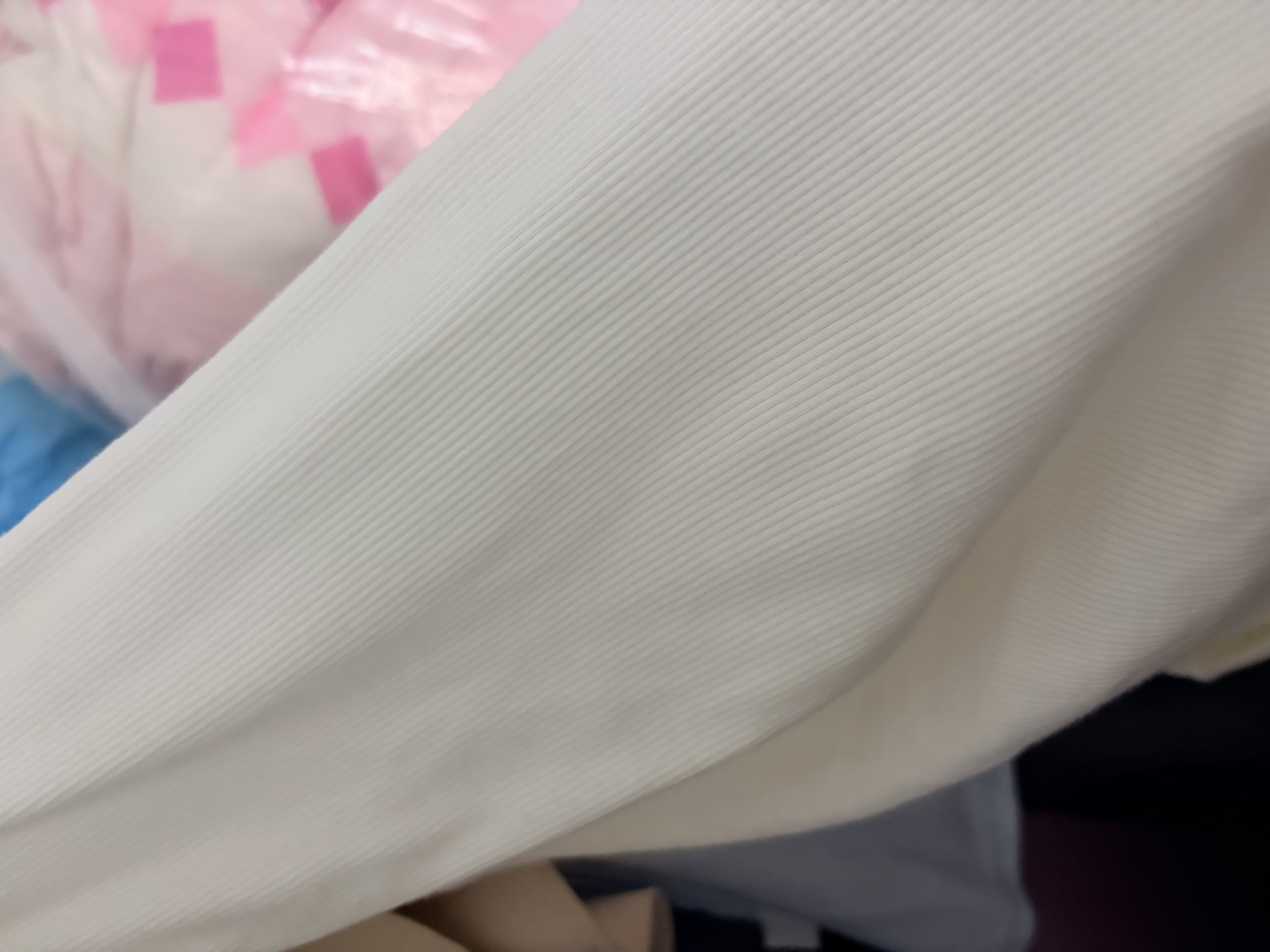 优衣库亨利领背心女装背心487120 00 白色 M 实拍图