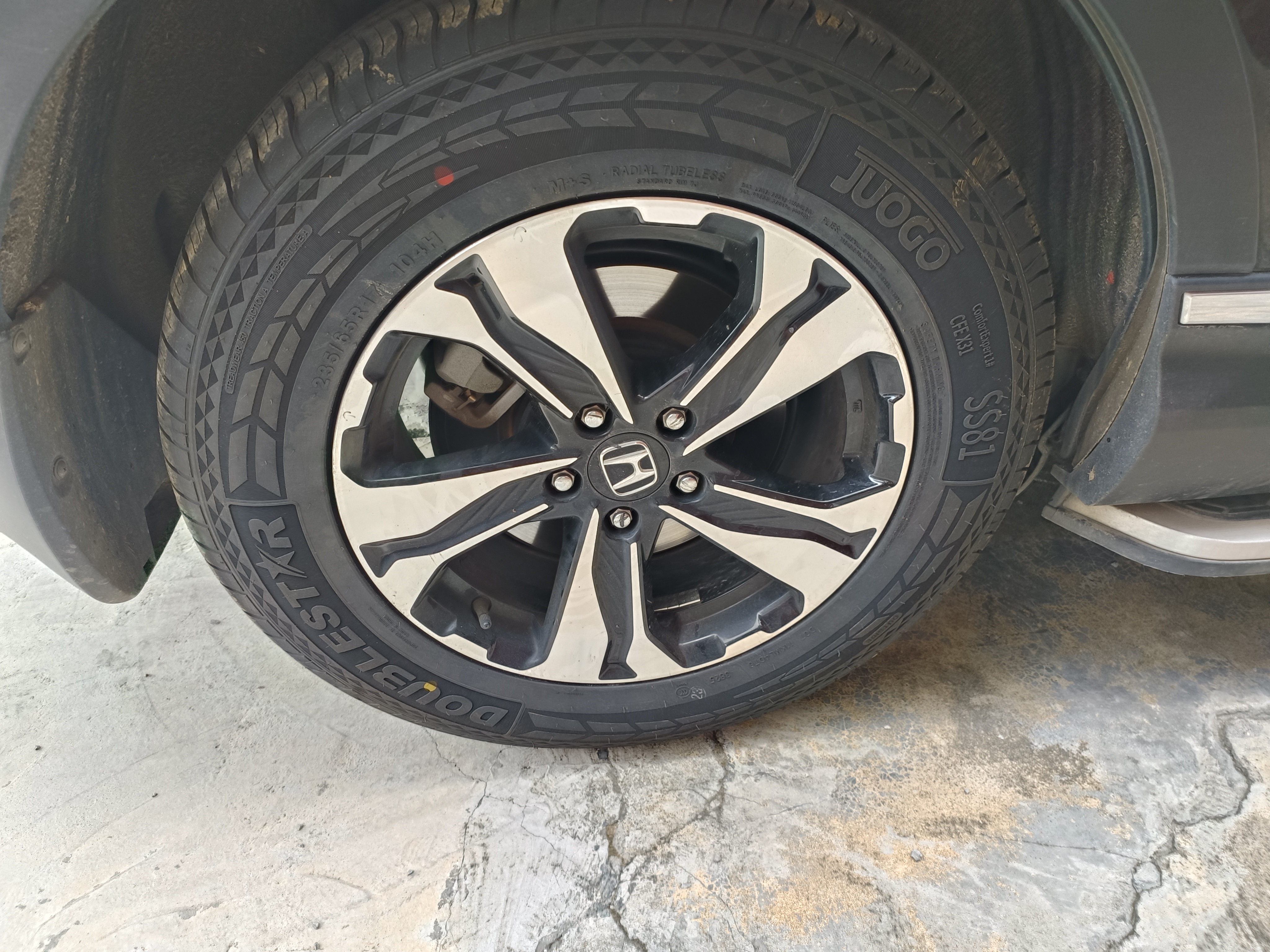 双星JUOGO轮胎 235/65R17 104H X31 适配CR-V/皓影/众泰T600/丰田塞那 实拍图