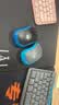 罗技（Logitech）M185鼠标 无线鼠标 办公鼠标 对称鼠标 黑色蓝边 带无线2.4G接收器 实拍图