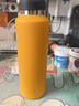 REVOMAX大容量保温杯长途司机专用车载水杯316不锈钢泡茶杯向日葵黄950ml 实拍图