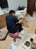 京东京造儿童成长椅子宝宝餐椅婴儿家用吃饭桌实木座椅可折叠多功能榉木 实拍图