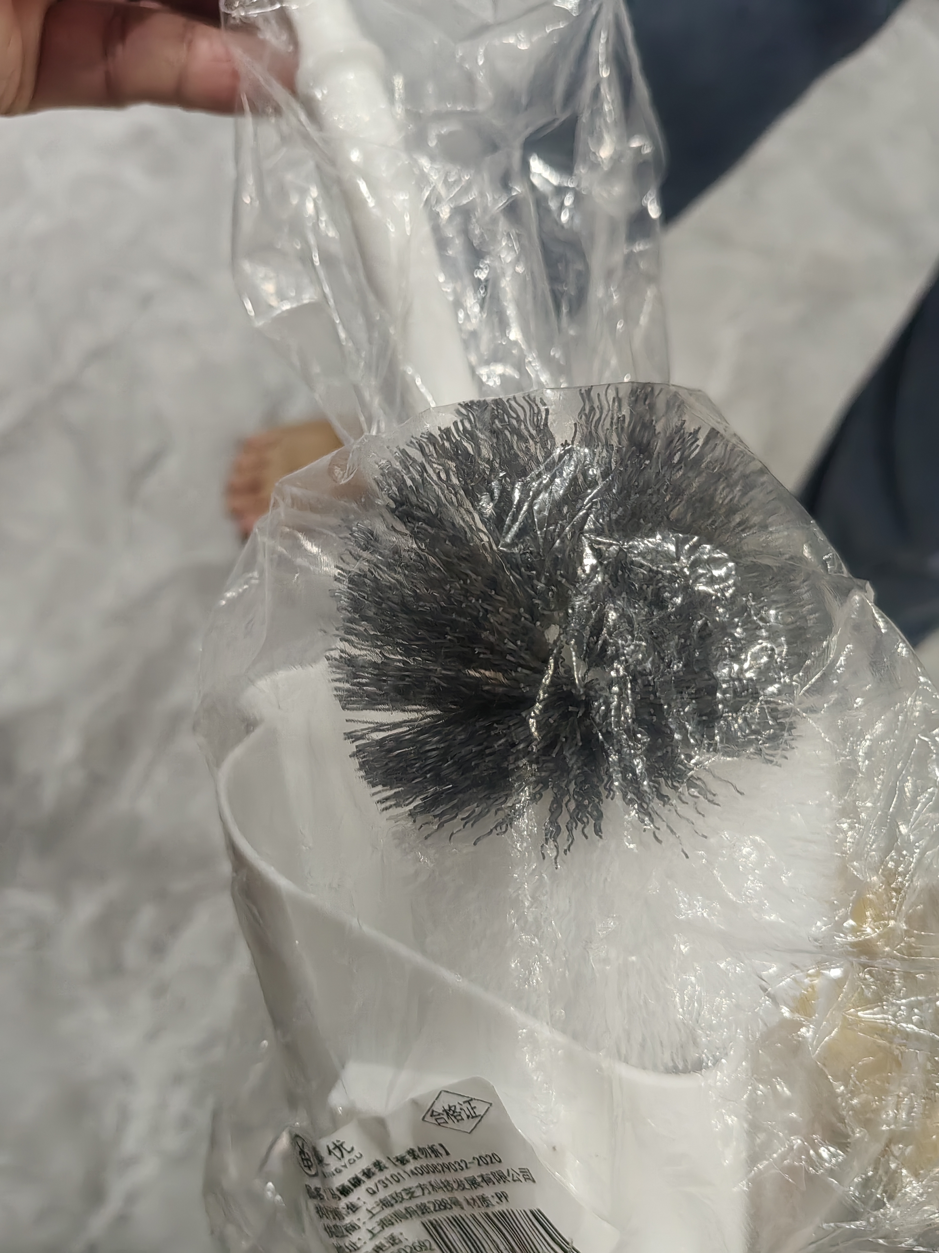 秉优日式马桶刷套装 无死角浴室卫生间洁厕刷厕所刷子软毛刷壁挂清洁 实拍图
