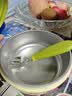 babycare宝宝外出便携辅食碗儿童餐具多功能旅行碗叉勺保温杯卡通套装 青 实拍图
