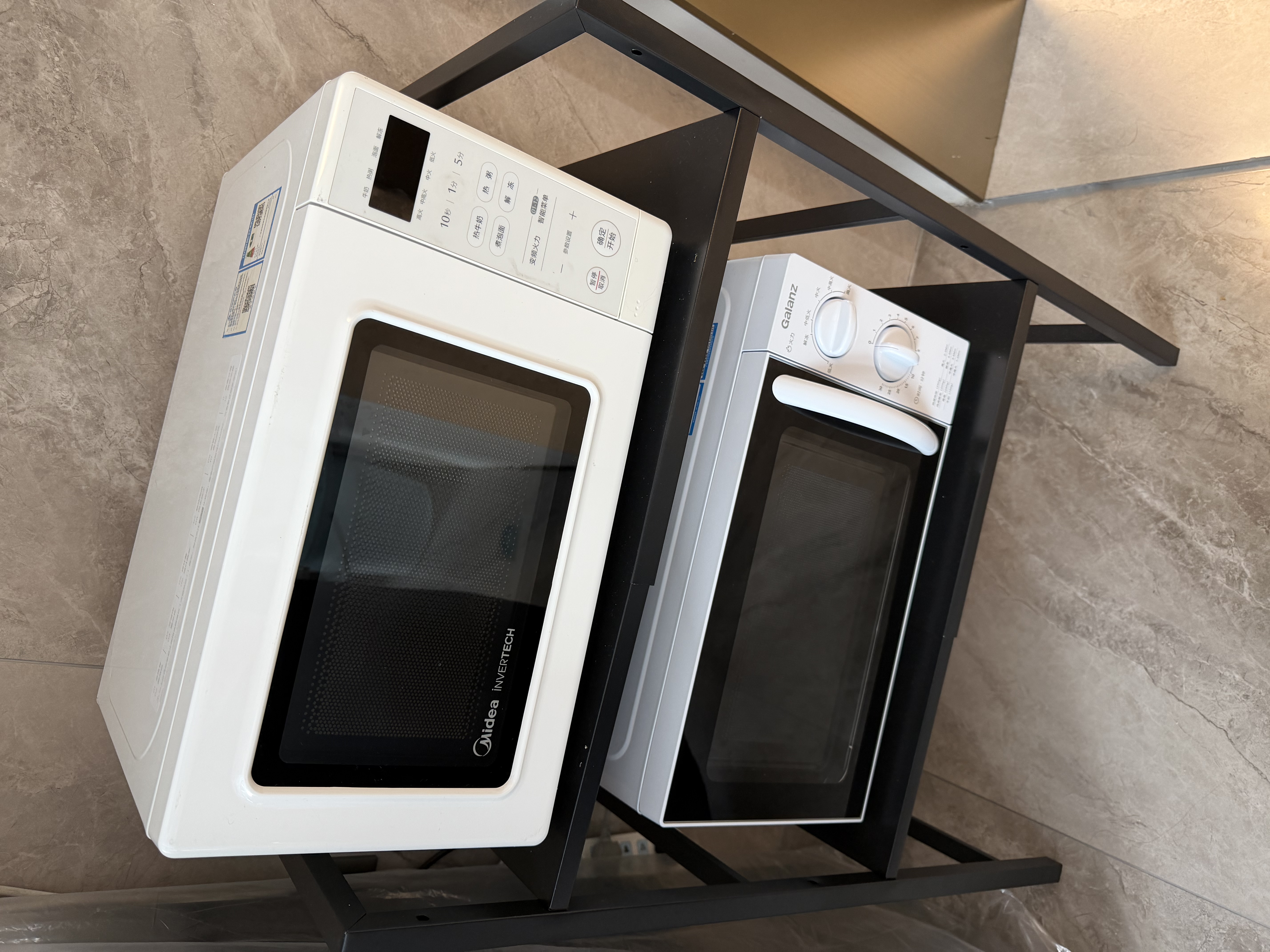 百年正和厨房置物架台面微波炉可伸缩烤箱电饭煲架子家用多层收纳多功能架 实拍图