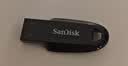 闪迪（SanDisk）128GB USB3.2 U盘 CZ550黑色 读速100MB/s 安全加密 数据恢复 学习办公电脑车载 高速大容量优盘 实拍图