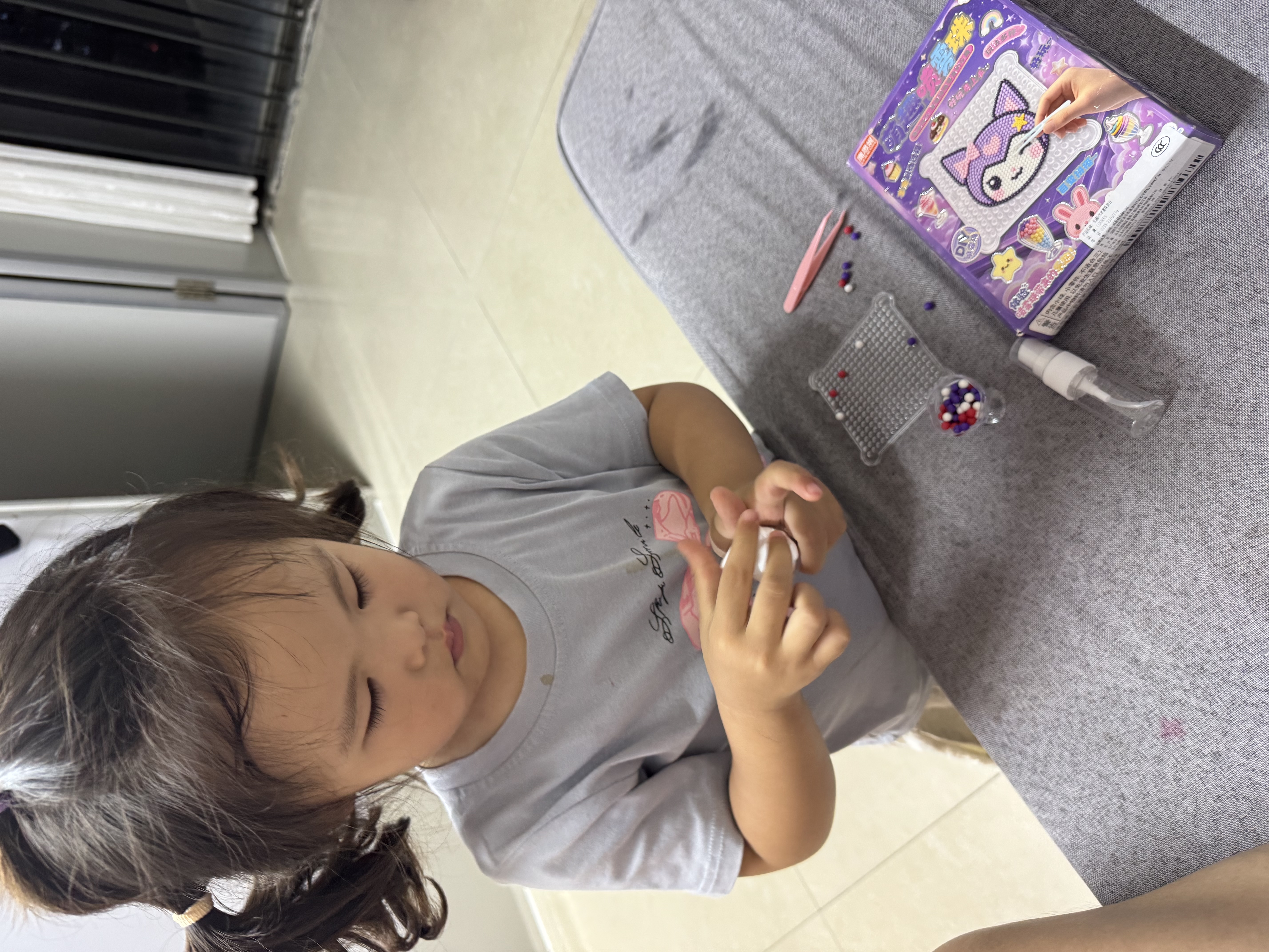 COOKSS儿童拼豆神奇水雾魔珠免烫手工创意diy拼图益智专注力训练玩具 实拍图