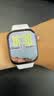 Apple/苹果 Watch S11 智能手表GPS款42毫米玫瑰金色铝金属表壳淡桃粉色运动型表带S/M MEUN4CH/B 实拍图