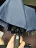 天堂伞 全自动雨伞三折 10骨加固一键开收易甩干简约商务自动伞 藏青 实拍图