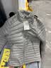 迪卡侬（DECATHLON）短款羽绒服轻薄薄外套户外运动保暖内胆排骨羽绒服TREK100 男款-冰川灰-立领 XL 实拍图