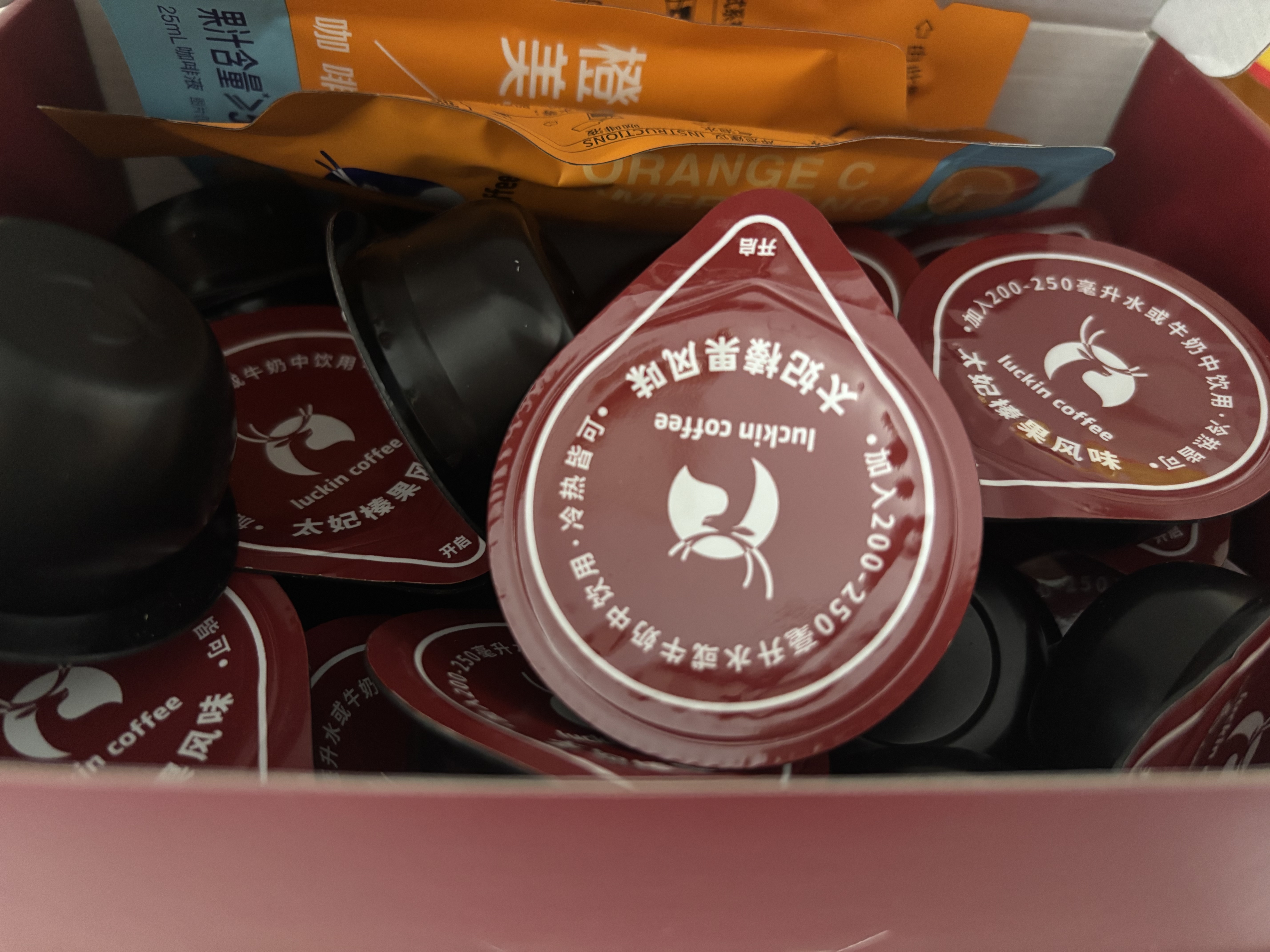 瑞幸咖啡0糖0脂浓缩咖啡液冰美式生椰拿铁14倍浓缩速溶无糖黑咖啡18ml 太妃榛果风味【18ml*1盒32杯】 实拍图