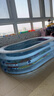 INTEX 充气水池57482 儿童玩具礼物透明椭圆游泳池海洋球池 实拍图