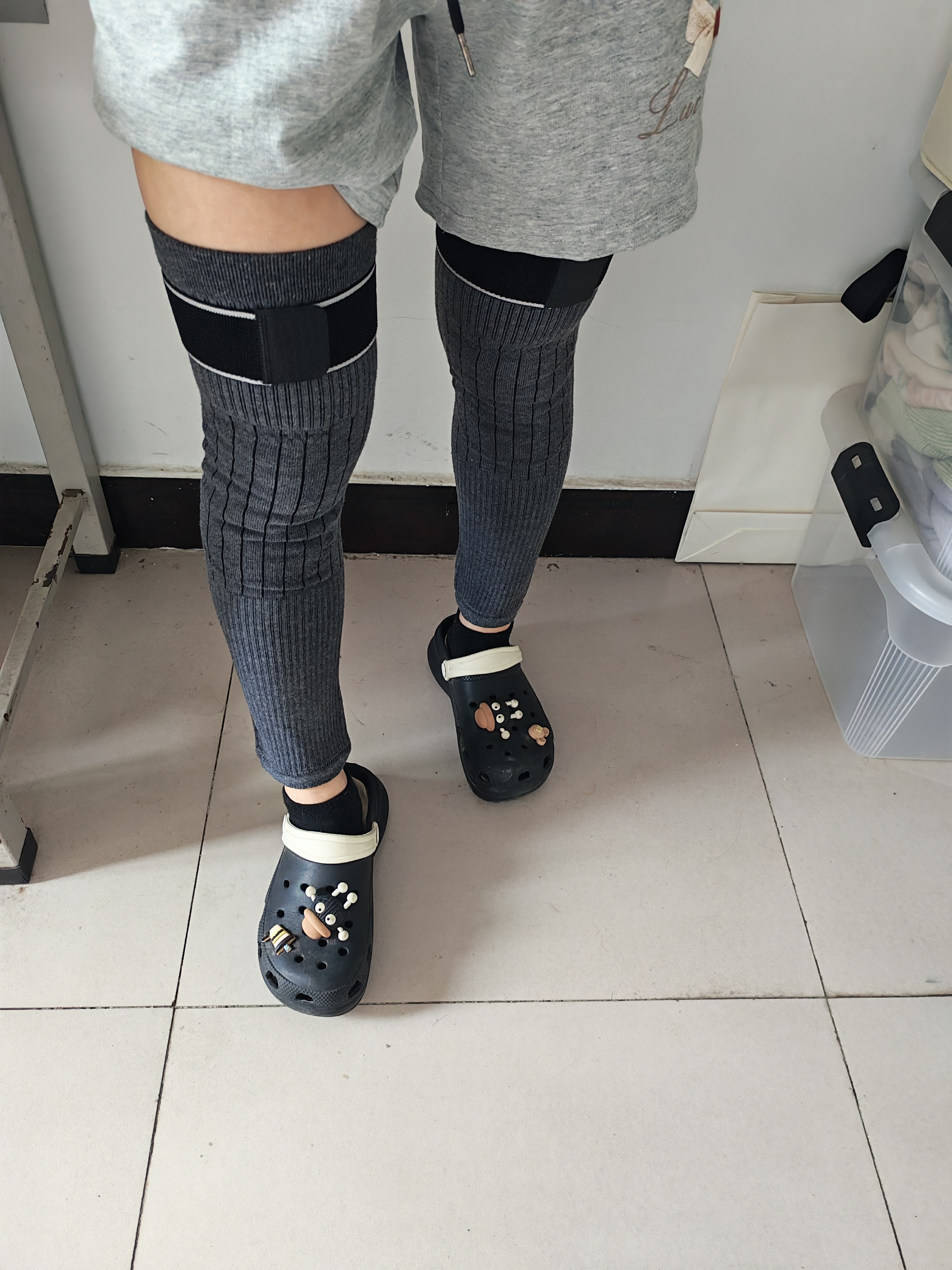 启拓者羊绒护膝保暖老寒腿男女士关节炎半月板损伤护膝盖腿套中老年秋冬 实拍图