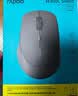 雷柏（Rapoo）M300L 中小手无线/蓝牙多模办公鼠标 人体工学时尚轻音便携 充电锂电池至高约230h续航5档dpi 深灰 实拍图