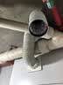 潜水艇（Submarine）PLB100-200W卫生间浴霸换气扇排风管加厚PVC铝箔复合烟管象牙白 实拍图
