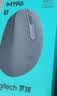 罗技（Logitech）M196 无线蓝牙鼠标 办公鼠标 笔记本商务办公家用 小巧便携 对称手型 石墨灰 实拍图