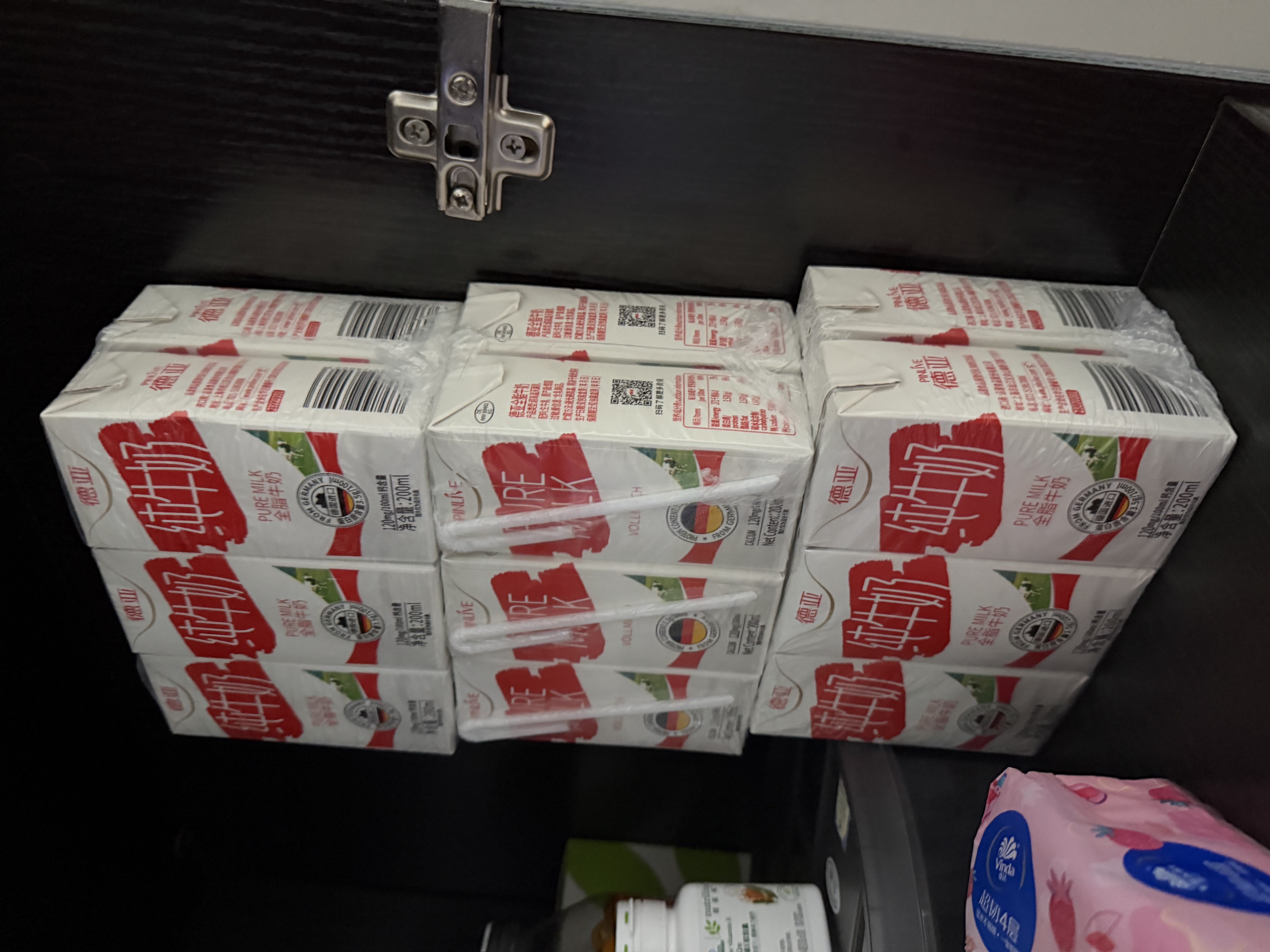 德亚（Weidendorf）德国进口高钙全脂纯牛奶200ml*30盒整箱装儿童学生营养早餐 实拍图