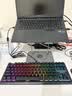 CHERRY樱桃MX1.1黑曜极光 机械键盘87键 游戏键盘 有线键盘 悬浮式无钢结构 RGB灯效 黑色红轴 实拍图