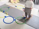 马丁兄弟 儿童户外玩具跳房子跳圈玩具幼儿园感统体能训练跳格子10圈+10扣 实拍图