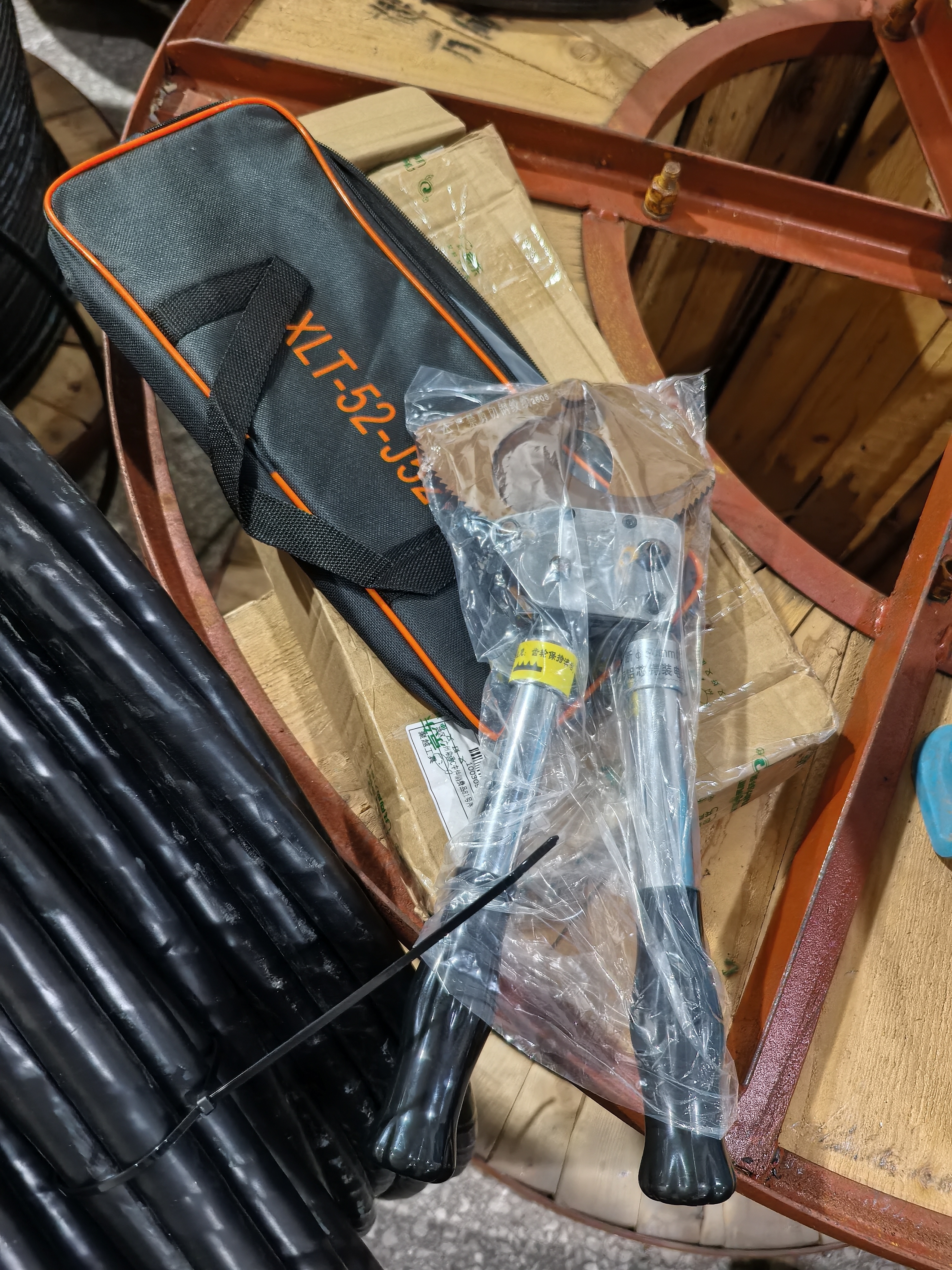 聚越工具J52棘轮式电缆剪手动钢绞线缆剪断线钳铜铝齿轮剪电线剪线缆钳 实拍图