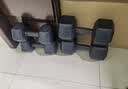 艾美仕（AiMeiShi）哑铃男士健身家用器材女练臂肌一对六角包胶亚玲环保套装组合学生 10KG 一副（左右手各5公斤） 实拍图