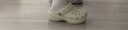 卡骆驰（CROCS）白鹿同款经典云朵洞洞鞋时尚百搭女鞋花园鞋|206750 骨白色-2Y2(含智必星) 38 (240mm) 实拍图