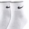 耐克（NIKE）男袜女袜 26新款训练透气短中长袜快干休闲跑步健身运动nike袜子 热推/简约经典白色/三双装/中袜 M/24-26厘米/38-42码 实拍图