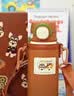 杯具熊（BEDDYBEAR）保温杯水杯儿童6-12岁上学专用双饮保温壶保冷男女宝宝学生杯子 海浪双饮-学霸狗狗【一盖双饮】500ml 实拍图