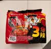 三养（SAMYANG）火鸡面三养3倍辣火鸡面方便面700g(140g*5)早餐泡面拌面宵夜速食 实拍图