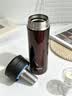 膳魔师（THERMOS）保温杯男女不锈钢商务办公带滤网泡茶水杯子TCMK-500/350团购定制 TCMK-500 咖啡色 470ml 实拍图
