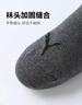 彪马（PUMA）男袜子男士运动休闲款透气中筒棉袜纯色袜男款吸汗秋冬百搭 黑灰组合 3双 均码 EU39-42（适合脚码40-44） 实拍图
