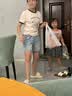 唐狮童装女童水洗牛仔短裤2026夏季款大童蝴蝶结休闲百搭薄裤子 实拍图