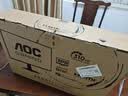 AOC24.5英寸310Hz FastIPS 快速液晶1ms HDR400 硬件低蓝光 三角洲 典雅白游戏电竞显示器25G41SE/WS 实拍图