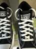 匡威（Converse）莫尔登All Star夏季帆布运动休闲板鞋黑色A00811C A00811C 41 实拍图