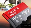 闪迪（SanDisk）64GB TF（MicroSD）内存卡 A1 U1 C10 至尊高速移动版存储卡 读速140MB/s 手机平板游戏机内存卡 实拍图