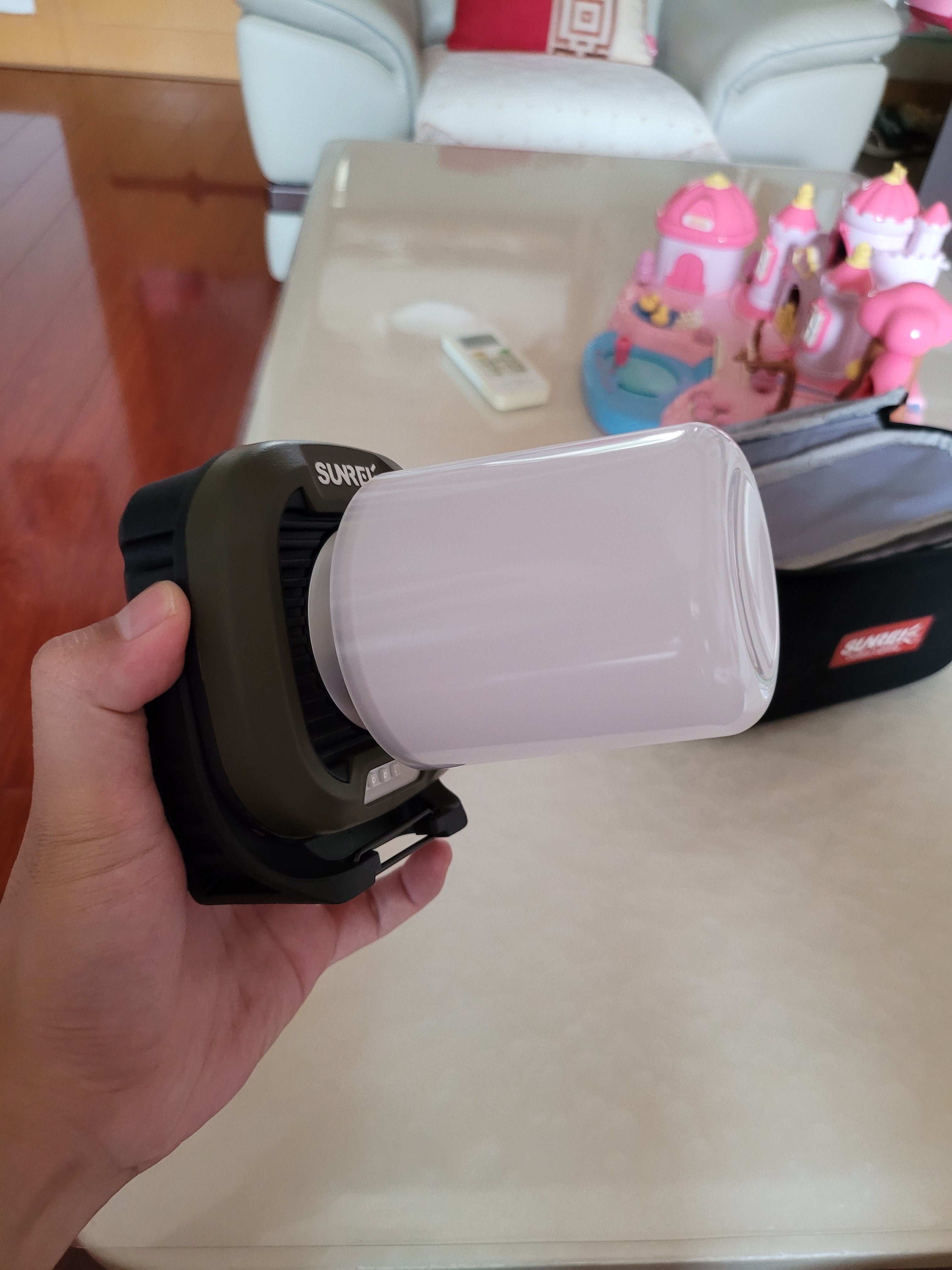 山力士C1500led工作灯汽修维修全地形强光露营灯营地灯照明灯户外 C1500pro军绿色+收纳包 1 实拍图