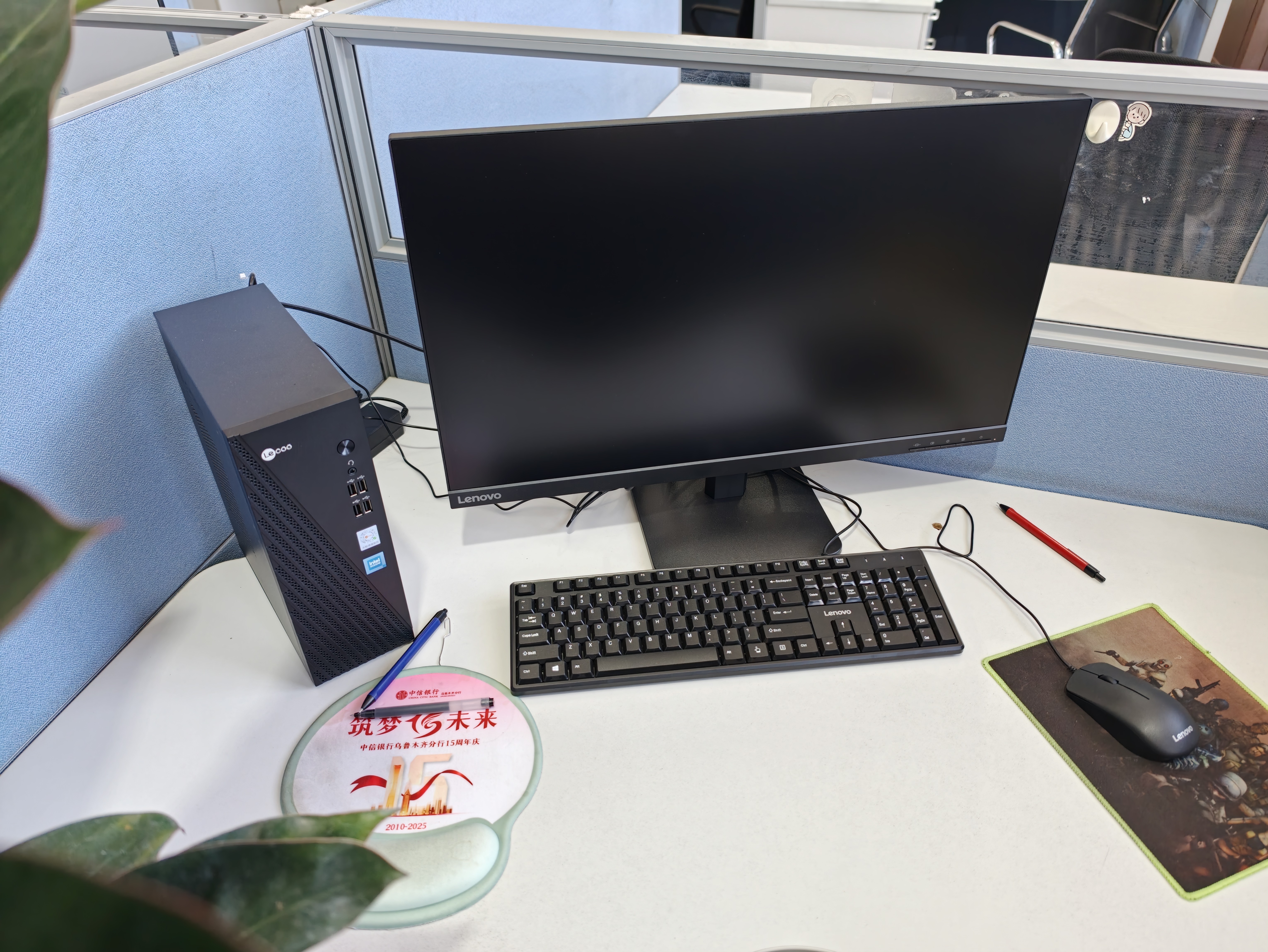 联想（Lenovo）MK11有线键鼠套装 键盘 全尺寸 办公鼠标键盘套装 商务电脑键盘笔记本键盘 实拍图