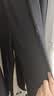 京东京造速干舒弹夏季男士裤子跑步长裤健身运动裤直筒卫裤休闲裤 黑色XL 实拍图