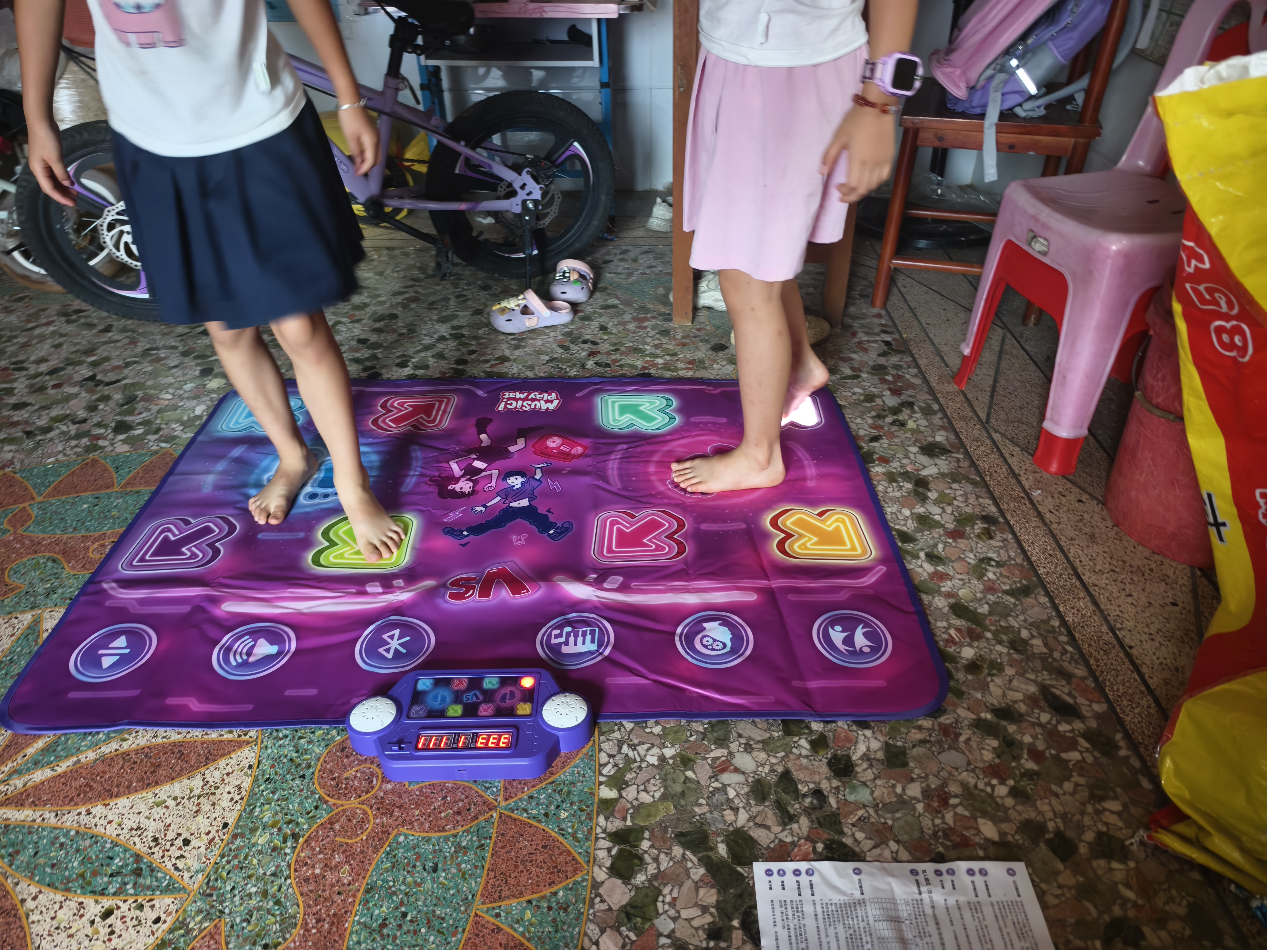 星云宝贝双人音乐跳舞毯儿童玩具女孩生日礼物男孩7-14岁10无线家用跳舞机 实拍图