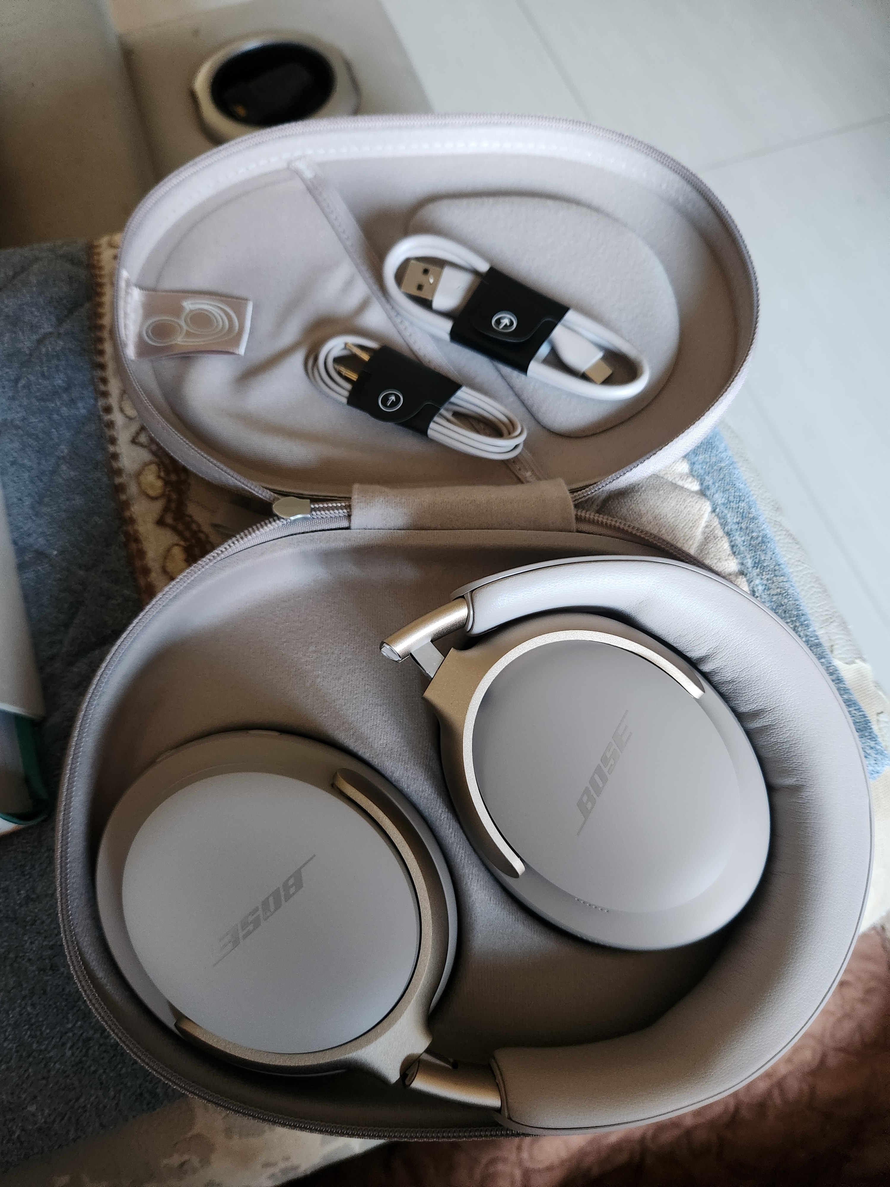 博士（BOSE）QC消噪耳机Ultra-沙丘灰 头戴式降噪无线蓝牙运动耳机 主动降噪 适用华为苹果耳机 礼物 实拍图