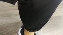 BORURZ 春夏季九分裤男宽松休闲大码运动加肥加大胖子冰丝超薄长裤子 黑色(薄款/冰丝) XL适合(150-170)斤 实拍图