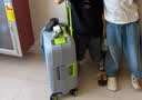 莎米特行李箱超轻PP硬壳抗摔拉杆箱26年新款锁扣旅行箱 灰色 20英寸 实拍图