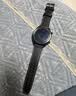 CangHua 适用OPPO Watch X3/Watch X2/Watch S2/2/Watch4Pro表带真皮一加手表2小牛皮时尚男女款表带 黑色 实拍图