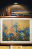 铜师傅手工錾刻 铜雕画 《千里江山（桌面）》书房办公室装饰画礼物 实拍图