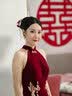 QBILY 玫瑰花发簪 新中式结婚流苏发簪高级感古风汉服头饰马面裙簪子 玫瑰花流苏簪子 实拍图