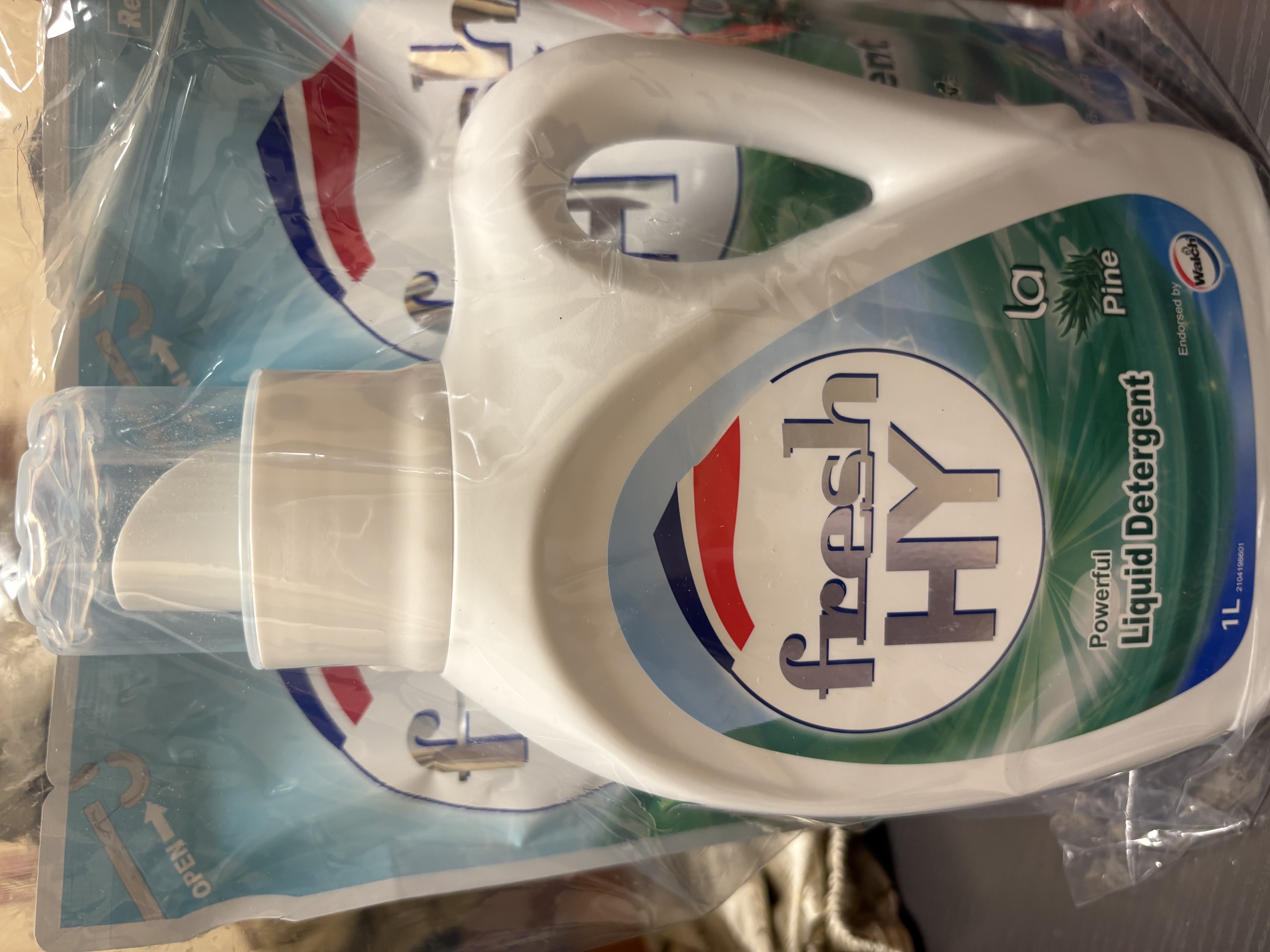 威露士清可新洗衣液松木香4斤组合装（瓶1L+袋装500ml*2）除菌除螨留香 实拍图
